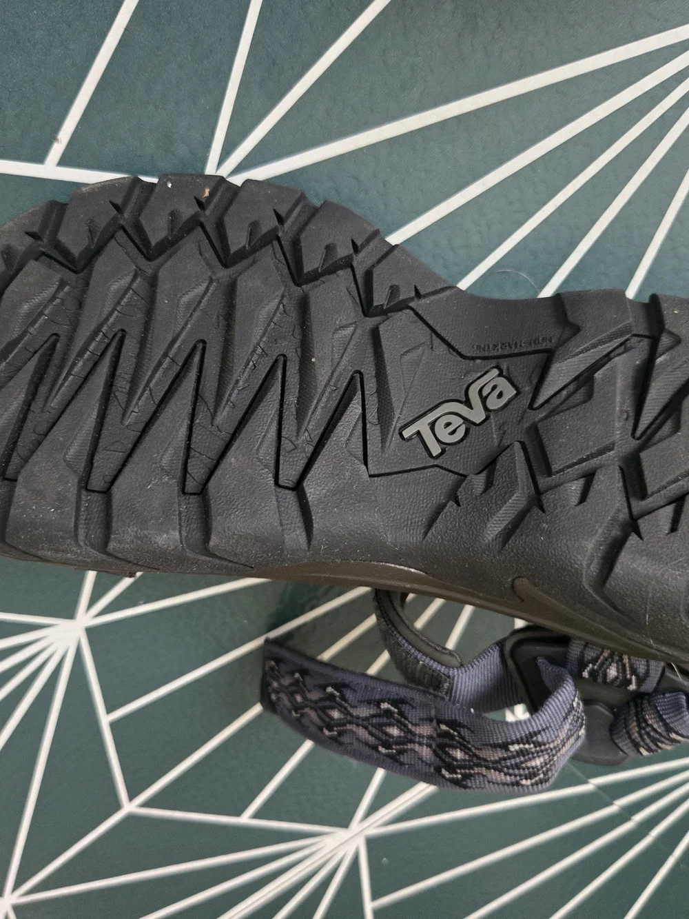 Teva Men’s Black Strappy Sandals